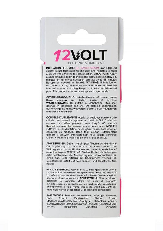 JO 12 Volt Clitoral Stimulant Serum - .34oz