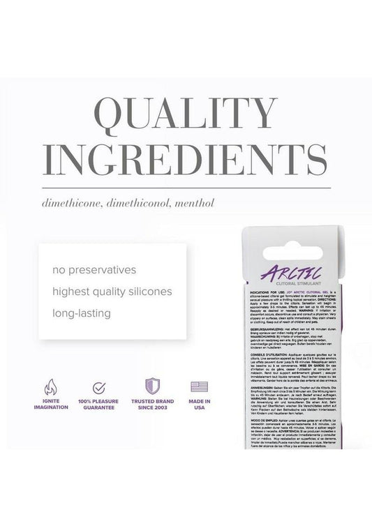JO Artic Silicone Clitoral Stimulant Gel - .34oz