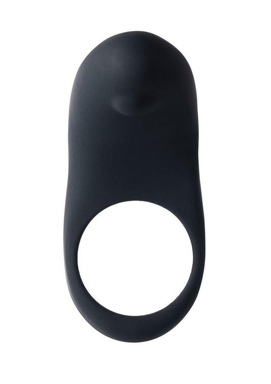 Vedo Rev Silicone Rechargeable Vibrating Cock Ring - Black